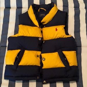 Striped lifevest navy blue/yellow Polo Ralph Laure